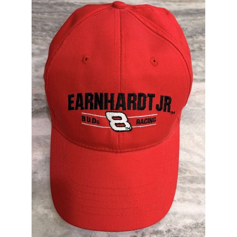 Dale Earnhardt Jr #8 Bud Racing NASCAR Red Snapback Hat Chase Authentics